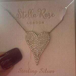 Gold Heart Necklace by Stella rose